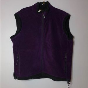 REI brand windbloc fleece vest XL plum purple